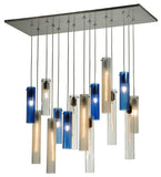 37"L Cilindro 15 Lt Cascading Contemporary Pendant