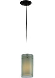 6"W Metro Mist Quadrato Mini Ceiling Modern Pendant