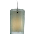 6"W Metro Mist Quadrato Mini Ceiling Traditional Pendant