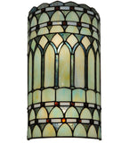 8"W Aello Victorian Tiffany Wall Sconce