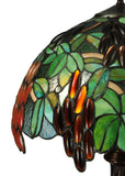 25"H Murlo Stained Glass Victorian Table Lamp