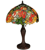 23"H Lamella Tiffany Floral Table Lamp