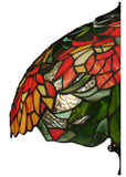 23"H Lamella Tiffany Floral Table Lamp