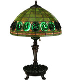 24"H Turtleback Victorian Tiffany Table Lamp