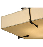 39"Sq Quadrato Massage Contemporary Semi-Flushmount