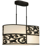 33.5"L Clarabella Victorian Oblong Pendan