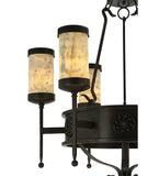 30"W Lorenzo 6 Lt Gothic Lodge Chandelier