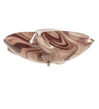 16"W Metro Chambord Swirl Organic Flushmount