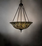 20"W Tiffany Fishscale Inverted Pendant