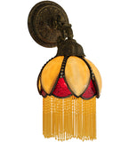 7"W Alicia Fringed Wall Sconce