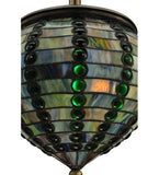 13"W Beehive Tiffany Victorian Pendant