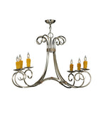 34.5"W Elon 6 Lt Contemporary Chandelier