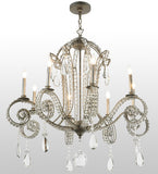 40"W Lucerne 8 Lt Victorian Glam Chandelie