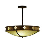 20"W Byzantine Semi-Flushmount