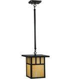 9"Sq Hyde Park Double Bar Mission Outdoor Pendant