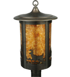 12"W Fulton Deer Creek Wildlife Post Mount