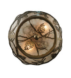 10"W Whispering Pines Lodge Flushmount