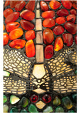 16.5"H Polished Jasper Dragonfly Table Lamp