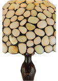 19"H Agata Opal Arts & Crafts Table Lamp