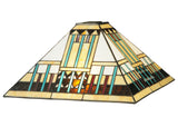 62"H Prairie Peaks Tiffany Southwest Floor Lamp