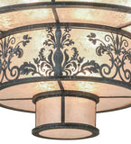 53"W Clarabella Floral Mission Pendant