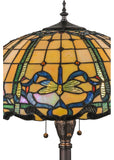 63"H Tiffany Dragonfly Floor Lamp