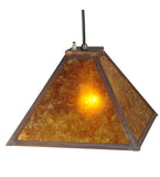12"Sq Mission Prime Ceiling Pendant