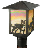 9"Sq Seneca Dog Post Mount