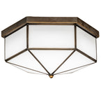 15.25"W Eltham Mission Flushmount