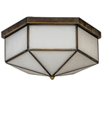 15.25"W Eltham Mission Flushmount