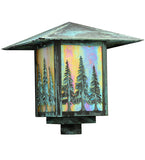 16"Sq Seneca Tall Pines Post Mount