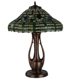 27"H Guirnalda Tiffany Floral Table Lamp