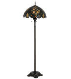 65"H Capolavoro Victorian Tiffany Floor Lamp