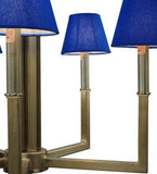 24"W Rula 5 Lt Contemporary Chandelier