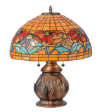 19.5"H Tiffany Black Eyed Susan Table Lamp