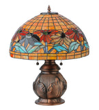 19.5"H Tiffany Black Eyed Susan Table Lamp