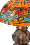 19.5"H Tiffany Black Eyed Susan Table Lamp