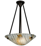18"W Metro Fusion Ramoscelli Inverted Pendant