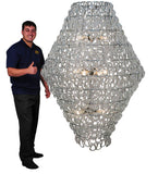 48"W Lucy Contemporary Glam Pendant