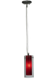 4.5"W Metro Fusion Mercury Cilindro Contemporary Pendant