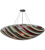 35.25"W Metro Fusion Jubilee Glass Contemporary Inverted Pendant