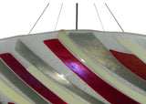 35.25"W Metro Fusion Jubilee Glass Contemporary Inverted Pendant