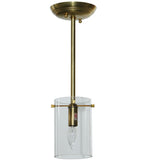 5"W Bakersfield Industrial Semi-Flushmount