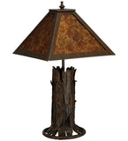 20"H Northwoods Mission Lodge Table Lamp