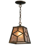8"Sq Diamond Mission Mini Pendant