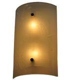 9"W Metro Fusion Dragonfly Glass Wall Sconce