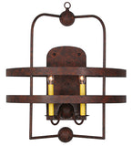 24"W Aldari 2 Lt Wall Sconce