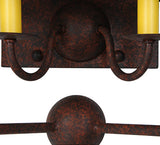 24"W Aldari 2 Lt Wall Sconce