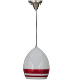 9"W Magellan Traditional Blown Glass Pendant