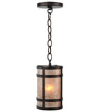 5"W Black Dog Mission Mini Pendant
